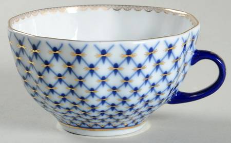 Cobalt Net Flat Cup