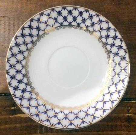 Cobalt Net Saucer for Footed Cup