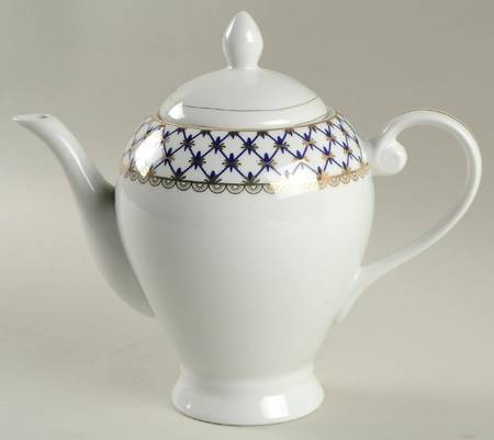 Cobalt Net Teapot & Lid