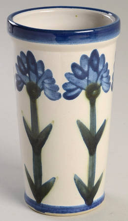 Bachelor Button Tall China Tumbler