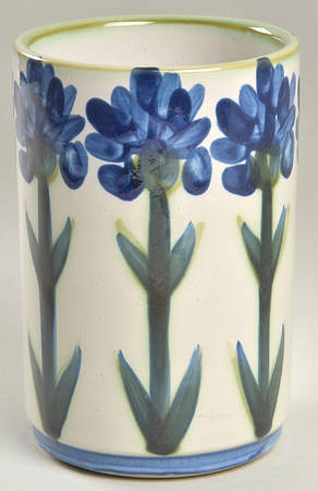 Bachelor Button Utensil Holder