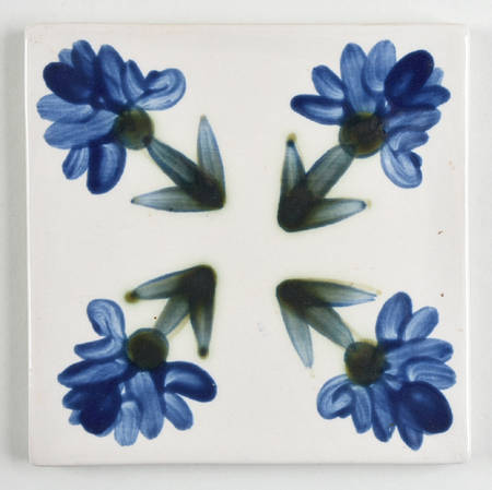 Bachelor Button Trivet