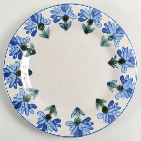 Bachelor Button Coupe Dinner Plate