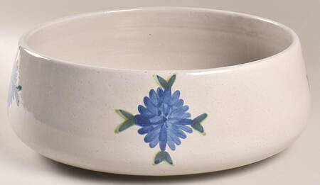Bachelor Button Centerpiece/Console Bowl