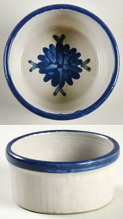 Bachelor Button Ramekin
