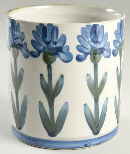 Bachelor Button Medium Canister No Lid