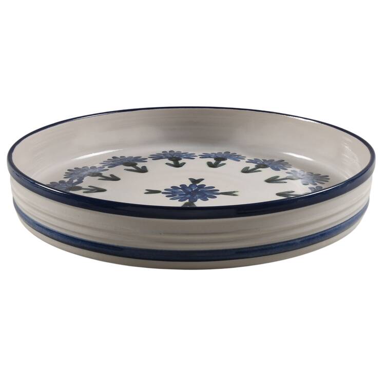 Bachelor Button 14" Round Tray