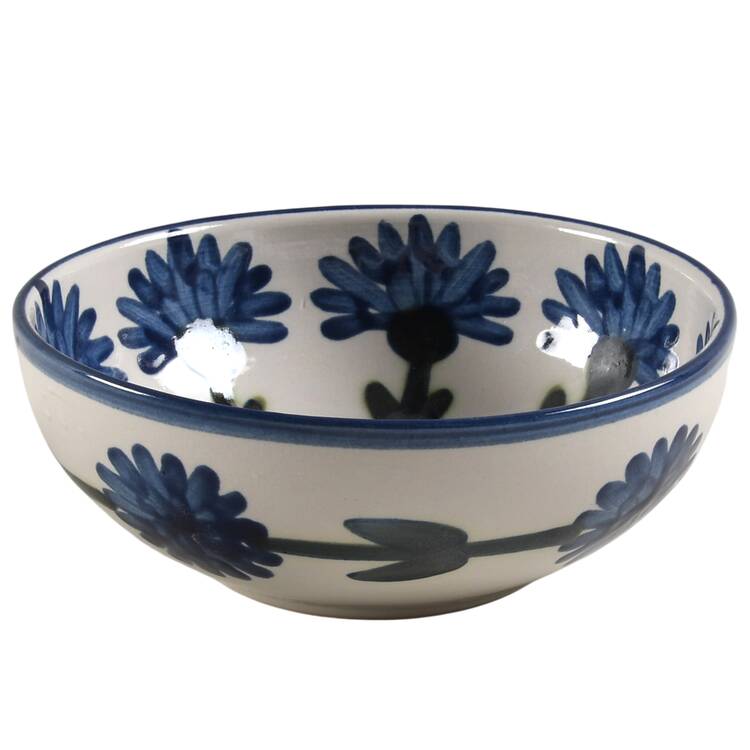 Bachelor Button 7" Round Serving Bowl
