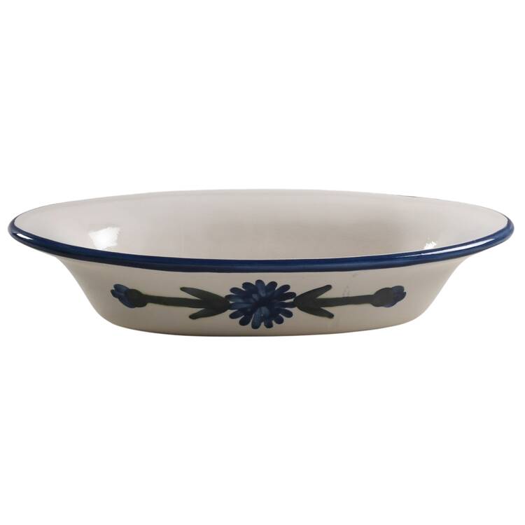 Bachelor Button 15" Oblong Server