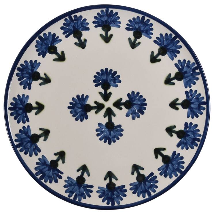 Bachelor Button 15" Chop Plate (Round Platter)
