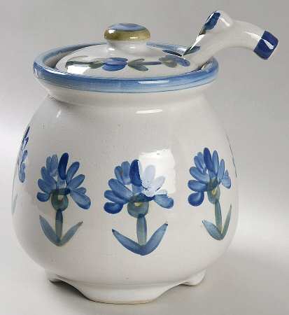 Bachelor Button Tureen & Lid w/Ladle
