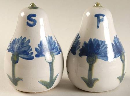 Bachelor Button Figural Salt & Pepper Set
