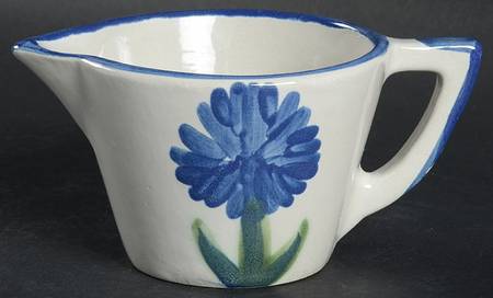 Bachelor Button Creamer