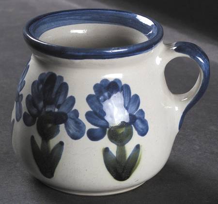 Bachelor Button Pot Belly Mug