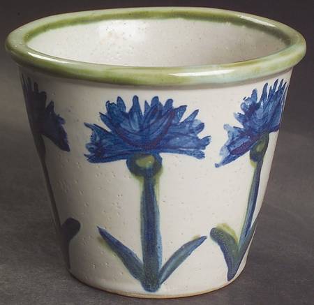 Bachelor Button 3" Vase