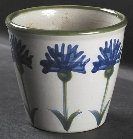 Bachelor Button 4" Flower Pot