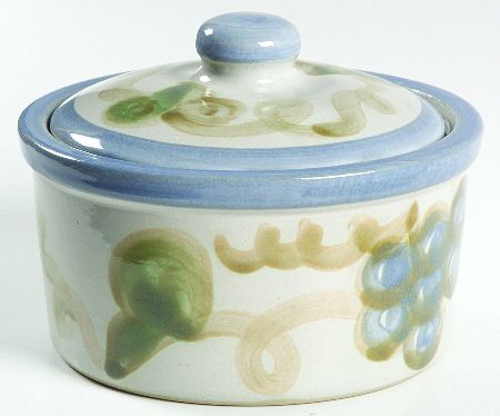 Blue Grape Butter Tub & Lid