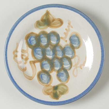 Blue Grape Bread & Butter Plate