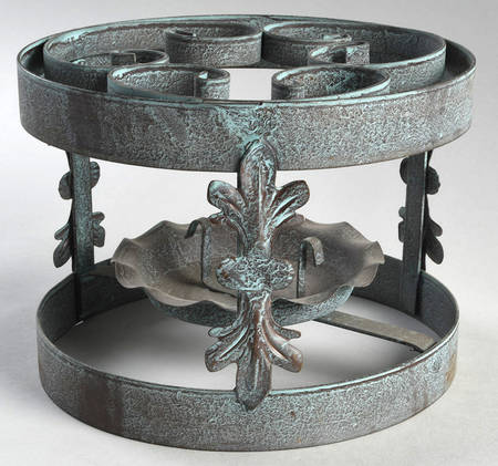 Country Fare (Unglazed Bottom) Warmer Stand-Metal