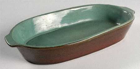 Country Fare (Unglazed Bottom) 12'' Oval Baker