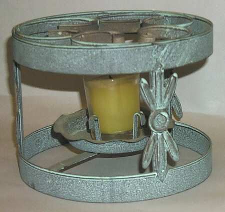 Country Fare (Unglazed Bottom) Metal Warmer Stand