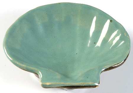 Country Fare (Unglazed Bottom) Shell Shaped Dish