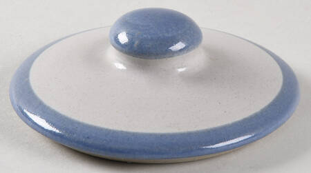 Country Flower Blue Lid for Sugar Bowl