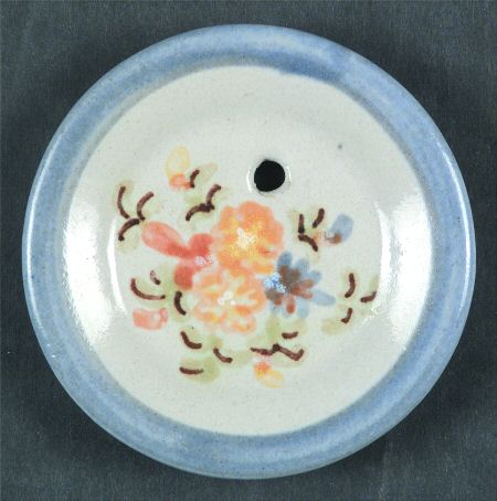 Country Flower Blue Ornament