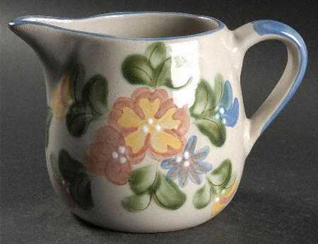 Country Flower Blue 32 Oz Pitcher