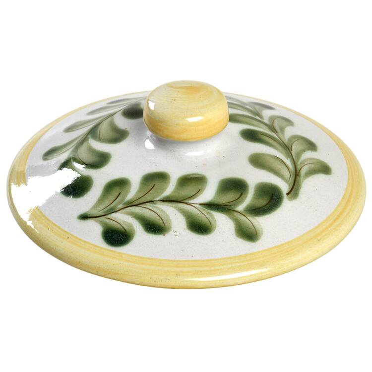 Country Flower Yellow Lid for Medium Canister