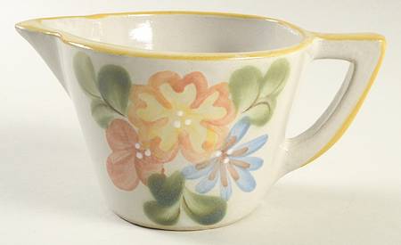Country Flower Yellow Creamer