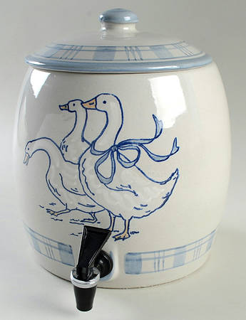 Gaggle of Geese Samovar & Lid