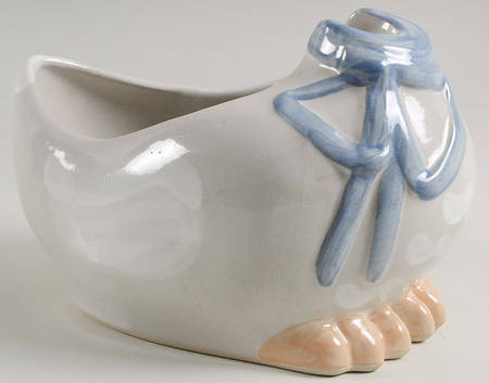 Gaggle of Geese Figural Open Suace Boat No Ladle