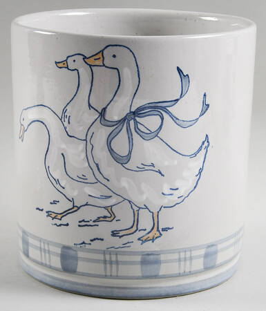 Gaggle of Geese Extra Large Canister No Lid