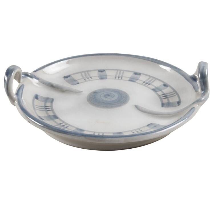 Gaggle of Geese Handled Microwave Dinner Plate
