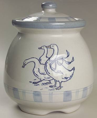 Gaggle of Geese Large Canister & Lid