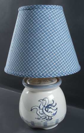 Gaggle of Geese Electric Lamp & Shade