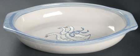 Gaggle of Geese 14" Oval Baker