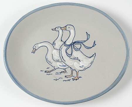 Gaggle of Geese 12" Oval Serving Platter
