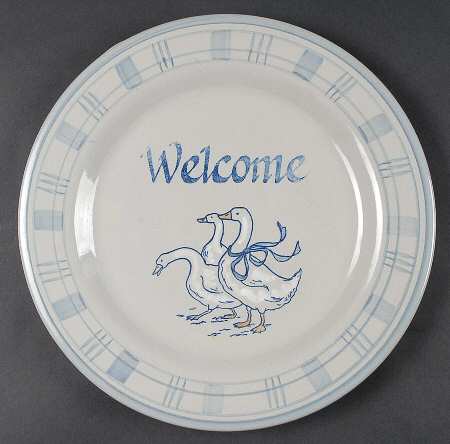Gaggle of Geese Dinner Plate