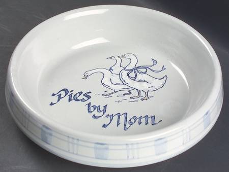Gaggle of Geese Pie Serving Plate