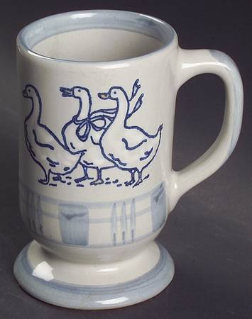 Gaggle of Geese Pedestal Mug