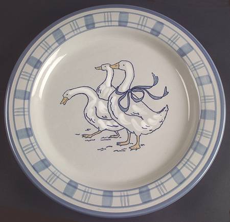 Gaggle of Geese 13" Chop Plate (Round Platter)