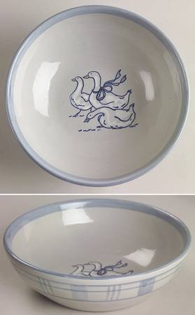 Gaggle of Geese Coupe Cereal Bowl