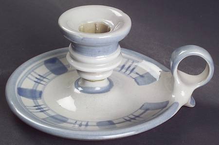Gaggle of Geese Handled Candleholder