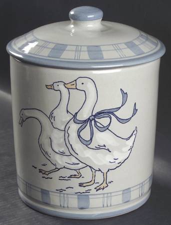 Gaggle of Geese Extra Large Canister & Lid