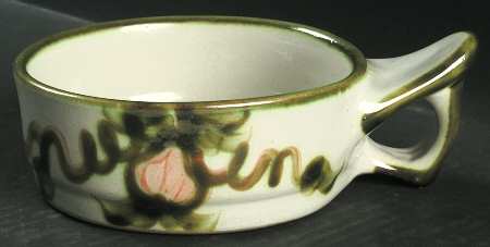 Pear Individual Handled Grazer Bowl