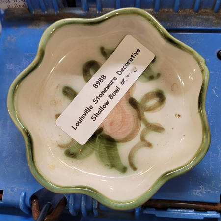 Pear Scalloped Bowl