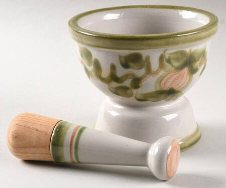 Pear Pestle and Mortar