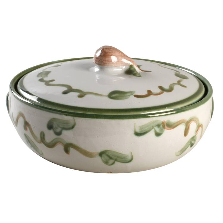 Pear 3 Quart Round Covered Casserole
